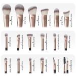 ESTUCHE DE 18 BROCHAS DE MAQUILLAJE