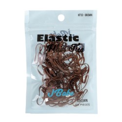 JBabe Elastic Hair Ties Brown